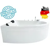 Basera Guam Eck-Whirlpoolbadewanne 180 x 130 cm (Premium, links)