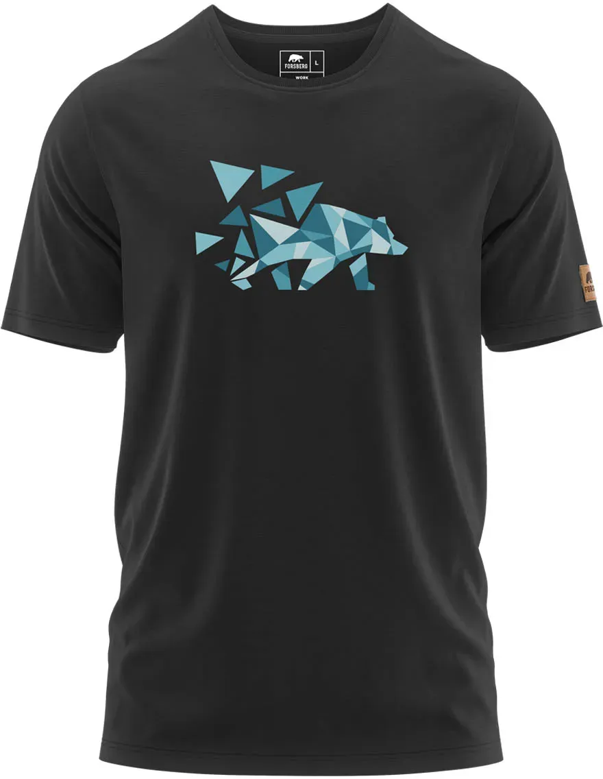 FORSBERG Mikkelson T-Shirt mit Polygonbär