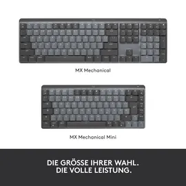 Logitech MX Mechanical Mini Minimalist Illuminated Kabellose Tastatur Tactile