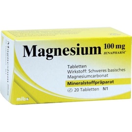 Mibe Magnesium 100 mg Jenapharm Tabletten 20 St.