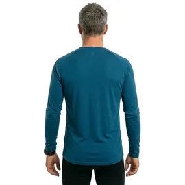 Endura BaaBaa Blend Langarm Baselayer blau M