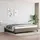 vidaXL Bettgestell 200 x 200 cm Taupe