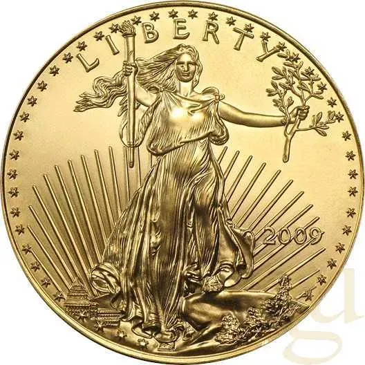 1 Unze Goldmünze American Eagle 2009