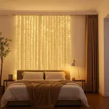 ideoon lights Lichtervorhang LED 3x3 m warmweiß