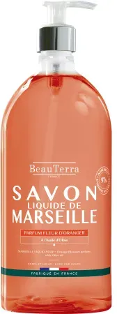 Beauterra Marseille Flüssigseife Duft Orangenblüte Pumpflasche 1l