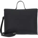 Bree Pure Handtasche Leder 33 cm Laptopfach black