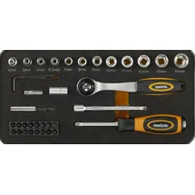Primaster Mechaniker-Steckschlüssel-Set ST39 39-tlg.