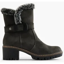 Komfort Stiefelette - Damen - grau