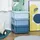 Homcom Schubladenschrank Kunststoff 37 x 37 x 56,5 cm blau