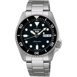 Seiko SRPK29K1 Unisex Armbanduhr Automatik Stahl/Schwarz