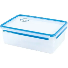 Emsa Frischhaltedose CLIP & CLOSE 11,1 cm hoch transparent 5,4 l, blau