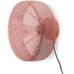 Wandleuchte Aya großes Modell Ziegelstein E27 40W - Rose Metall Amadeus 27x20 cm