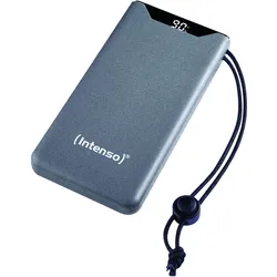 Intenso Powerbank F10000, 20 W, PD und Qualcomm Quick Charge 3.0 Wiederaufladbarer Lithium-Polymer-Akku, 10.000 mAh Kapazität