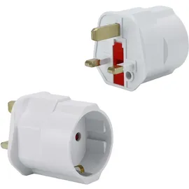 Intirilife Adapter Weiß 4 St.