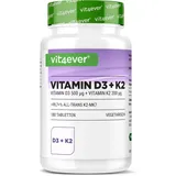 Vitamin D3 20.000 I.E. + Vitamin K2 200 mcg - 180 Tabletten