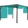 Mendler Pergola Baia 400 x 400 cm türkis-blau
