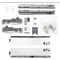 Vasalat BLUM Schubladenschienen TANDEM Zargenhöhe 83mm 30kg, NL600mm, weiß,
