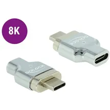 DeLock - USB Type-C magnetisch 8K 30 Hz Magnet Adapter Stecker zu Buchse