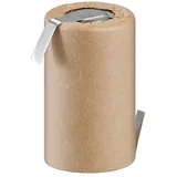 goobay 4/5 Sub-C, 2000 mAh, Lötfahne Z, Nickel-Metallhydrid Akku NiMH, 1,2V, 34,1x22,3mm