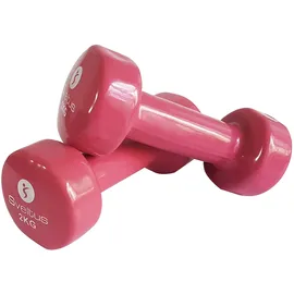 Sveltus Hanteln Epoxidharz 2 kg rosa 1 Paar