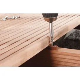 WOLFCRAFT Verbinder-Set Terrassendielen „Verdecktes Verschrauben“,
