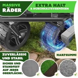 Kesser Bollerwagen faltbar GT9000 blau/grau