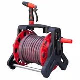 pykaaiiu Gartenschlauchtrommel, Schlauchtrommel, drehbare Schlauchtrommel, leicht zu transportieren und zu lagern, korrosionsbeständig, geeignet für die Flexible Bewässerung mittelgroßer Gärten(40m)