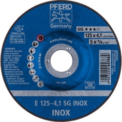 PFERD Schruppscheiben E 125-4,1 SG INOX