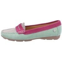 Hush Puppies Damen Margot Multi Loafer Slipper, Grün, Rosa, Grau, 42 EU