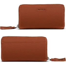 ROYALZ Helena Vintage Geldbörse Damen Texas Braun