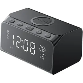 Havit W3041 - kabelloses Ladegerät 6in1 schwarz (15 W), Wireless Charger, Schwarz