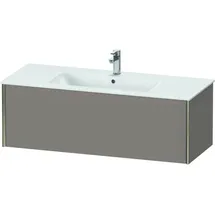 Duravit XViu Waschtisch-Unterschrank XV40280B143 121 x 40 x 48 cm, basalt matt, 1 Auszug, wandhängend, champagner matt