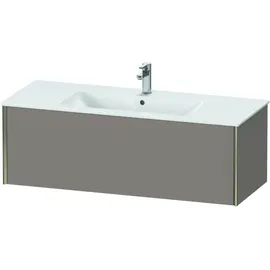 Duravit XViu Waschtisch-Unterschrank XV40280B143 121 x 40 x 48 cm, basalt matt, 1 Auszug, wandhängend, champagner matt