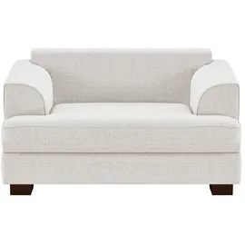 Soho Sessel Franka Flachgewebe 136 x 87 x 103 cm Weiß mit Kissen