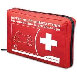 Gramm medical Motorrad-Verbandtasche mit ÖNORM V5100, rot