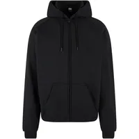 URBAN CLASSICS Zip Classic Sweatshirt Black 5XL