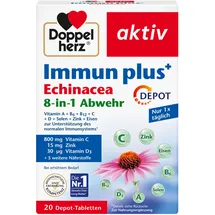 Doppelherz Immun plus Echinacea 8-in-1 Abwehr Tabletten 20 St.