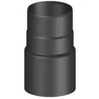 Jeremias Reduzierung Ofenrohr/ Rauchrohr Ø 120-110 mm | schwarz