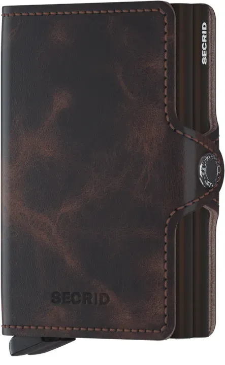 SECRID - TWINWALLET - VINTAGE - chocolate