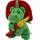 Sweety Toys Drache 20 cm Grün