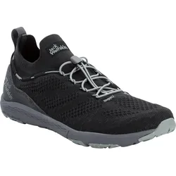 Sneaker JACK WOLFSKIN "SPIRIT KNIT LOW M", Gr. 43, grau (anthrazit), Textil, sportlich, Schuhe