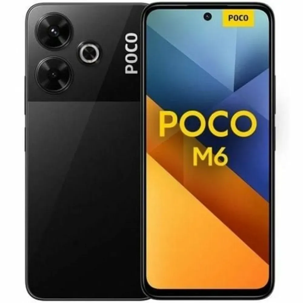 Smartphone Xiaomi POCO M6 Octa Core 6 GB RAM 128 GB Schwarz 6,79
