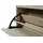 Mendler Schuhkipper HWC-K45, 81x60x25cm 2 Klappen, MDF ~ naturbraun