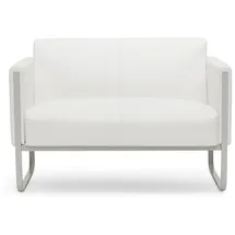 HJH Office Lounge Sofa Aruba Kunstleder Polstersofa Couch modern mit Armlehnen