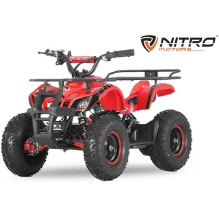 Nitro Motors E-Quad Elektro Kinderquad Torino 1000W 48V 6" Miniquad Quad ATV Bike rot