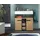 WELLTIME Waschbeckenunterschrank REHAT 2 Türen 80 x 55 cm Grau