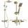 REA Duschgarnitur Bravo Brush Gold 4121