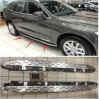 LiuROSE 2 stück Auto Trittbretter Seitenschweller für Volvo XC40 XC60 XC90 2019 2020 2021 2022,Anticrash Flankenschutz Einstiegsleisten Seitenschweller Schutz