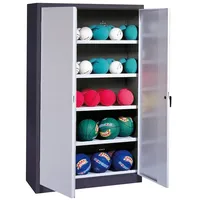 C+P Ballschrank mit Vollblech-Flügeltüren (Typ 3), HxBxT 195x150x50 cm,