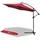 VOUNOT Ampelschirm 300 cm Rot